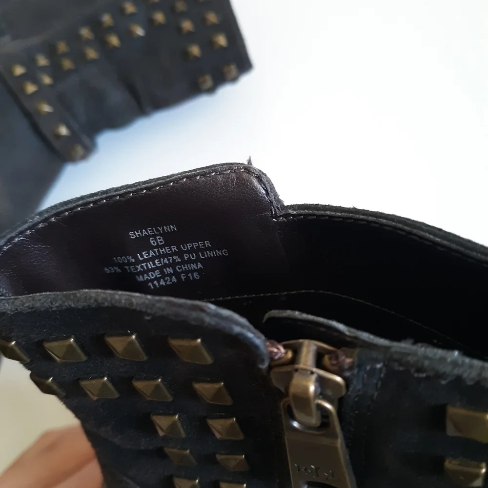 Lauren Ralph Lauren Studded Ankle Boots